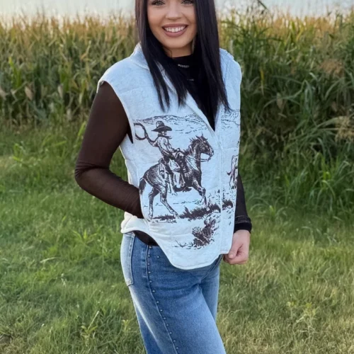 Cowboy Canvas Vest