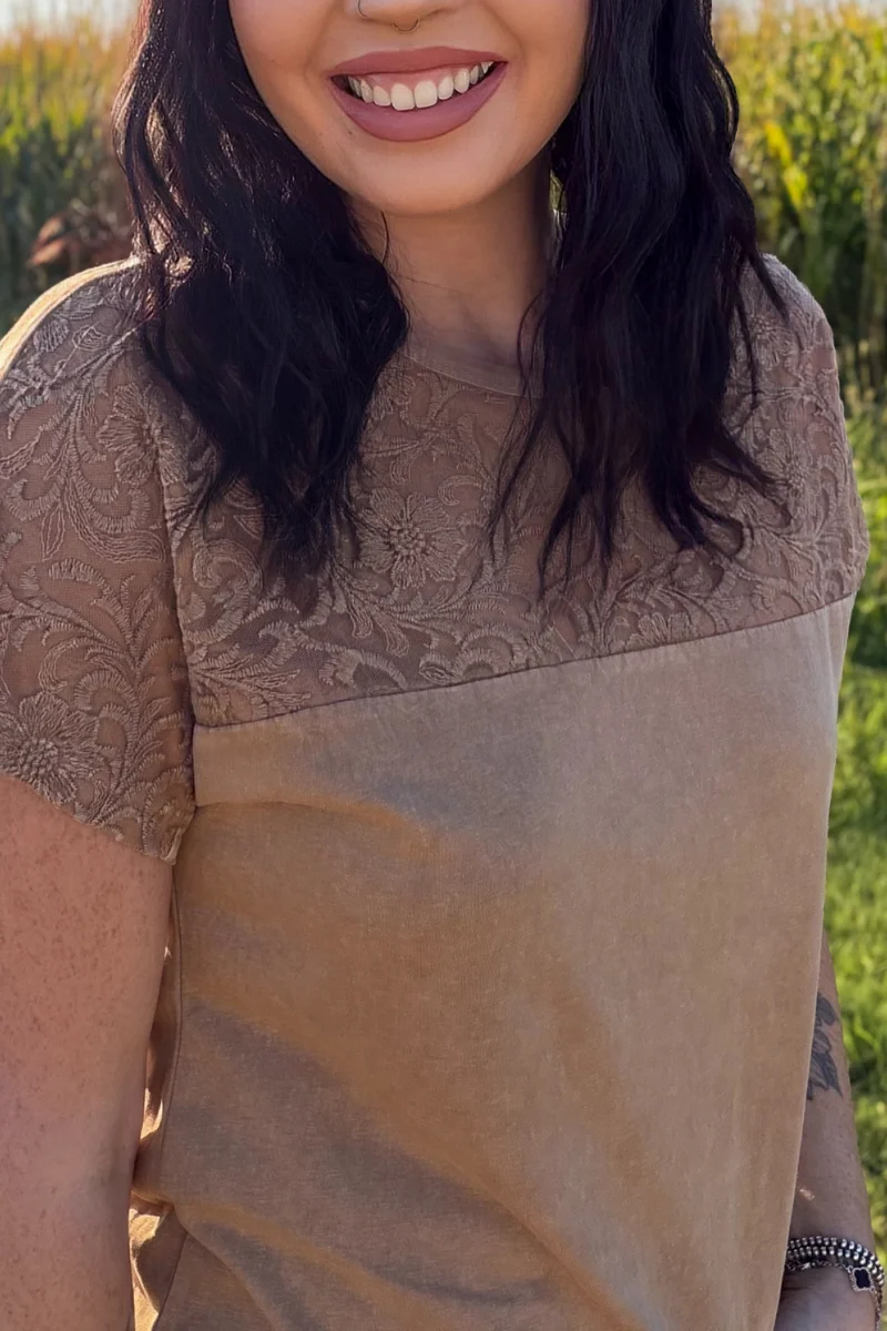 Out West Tooled Top-Camel - Image 2