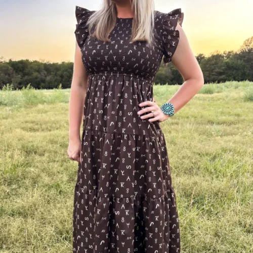 Ranch Stamped Dress