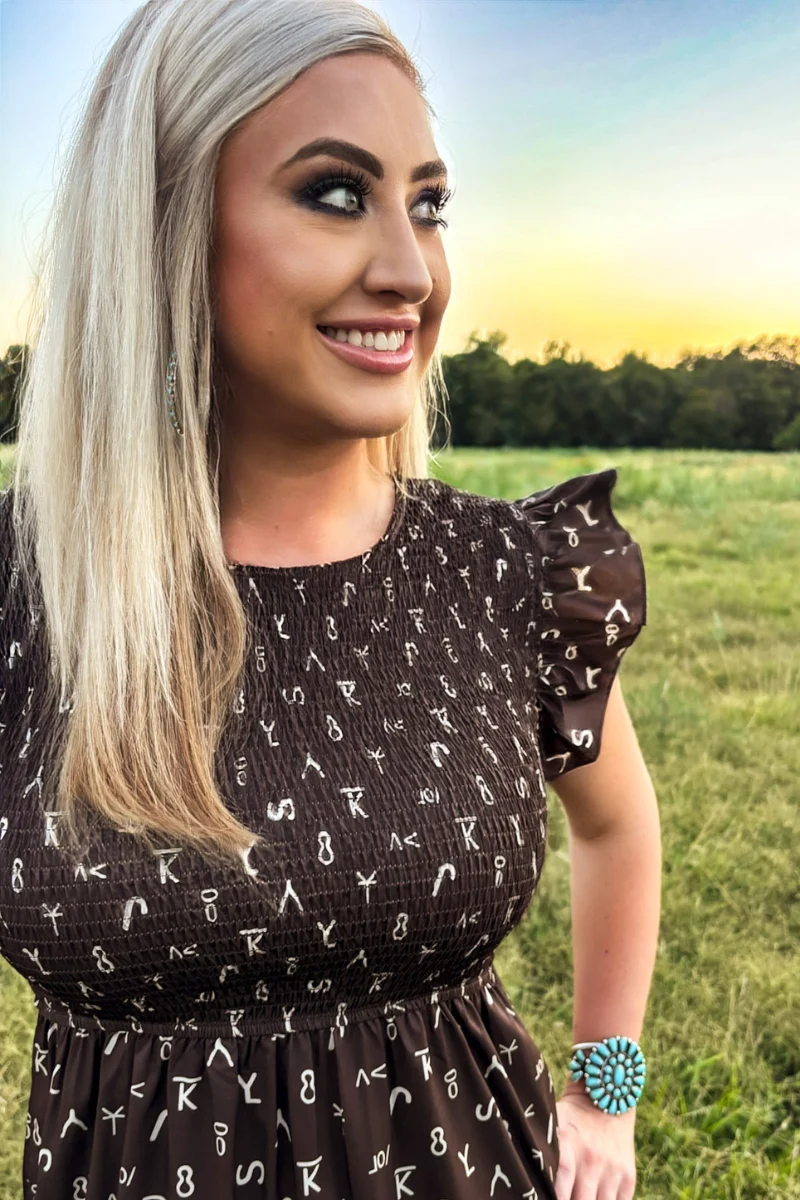 Ranch Stamped Dress - Image 2