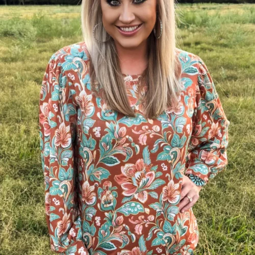 Wild Paisley Top