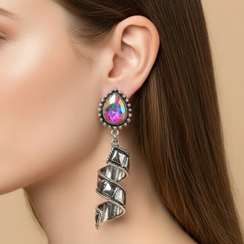 93581 Squash blossom earring AB